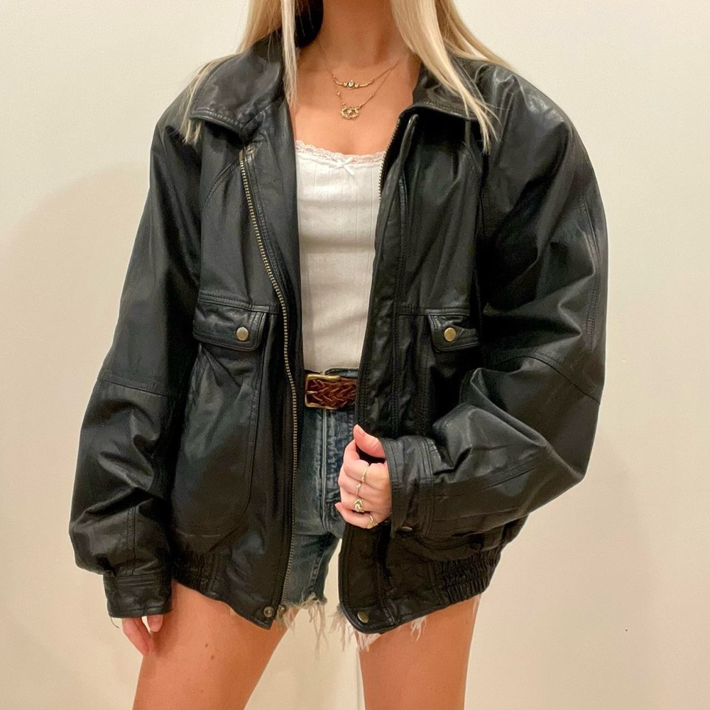 American Vintage Black Leather Jacket